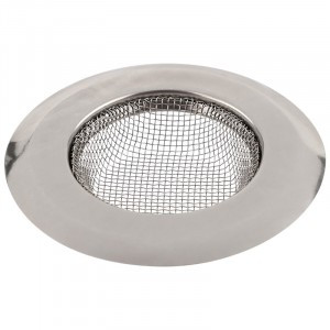 Ситечко д/раковины d=7,8см, нерж сталь, 103662 Рыжий кот