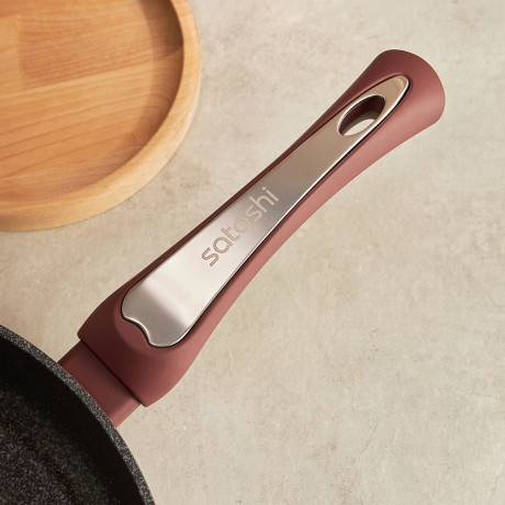 SATOSHI Ла Мери Сковорода литая d=20см, антипригарное покрытие мрамор, индукция