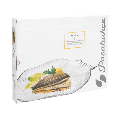 PASABAHCE Марин Тарелка из закаленного стекла 25x36cм, 10258B