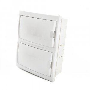 STEKKER бокс (корпус) пласт. встраив. ЩРВ-П-16 мод. непрозрач. белая дверь IP20, Standart 49638