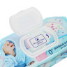 Влажные салфетки детские AURA ULTRA COMFORT с экстрактом алоэ и витамином Е, с крышкой, 120 шт