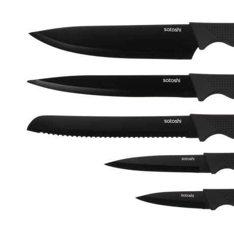 SATOSHI Торонто Набор ножей кухонных 8пр, на подставке