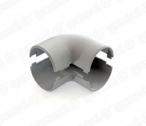 GREENEL Поворот разъемный для жесткой трубы D16мм (уп.40шт, цена за шт) GE50163