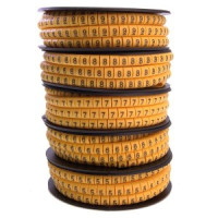 STEKKER Маркер кабельный "7" для провода сеч.4мм , желтый (500шт в упак) CBMR40-7 39117