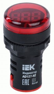 IEK Индикатор значения частоты в сети AD127-HZ IEK (уп.10шт, цена за шт) BBI40-HZ