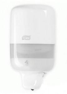 Диспенсер для жидкого мыла TORK Elevation mini белый, 0,5 л, 561000 (картридж 600233)