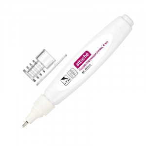 Корректирующая ручка 6мл Attache Economy, металлический наконечник 847111
