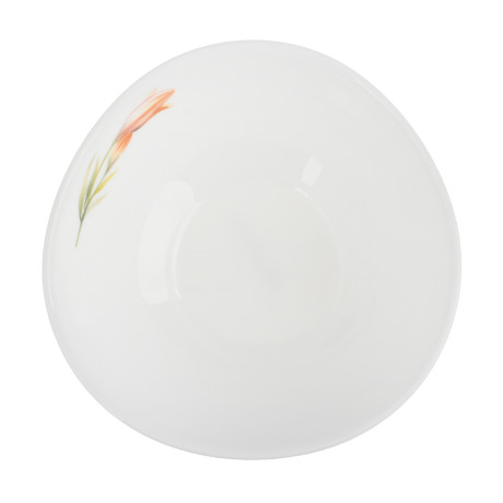 MILLIMI Лилия Салатник, опаловое стекло, 250мл, 11.4х4.8см, треугольная форма