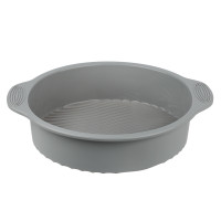 SATOSHI Форма для выпечки с ручками, круглая, 28х5,5см, силикон