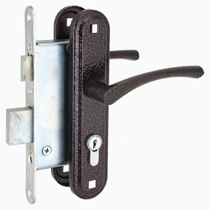 СТАНДАРТ Россия ЗВ4-3.07С медь  4 кл 1 ригель м/о 55мм  Замок врезной с/руч  (10)