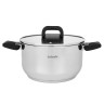 Кастрюля тм SATOSHI Манн 20х11,5см. 3,5л. со стекл. крышкой, индукция