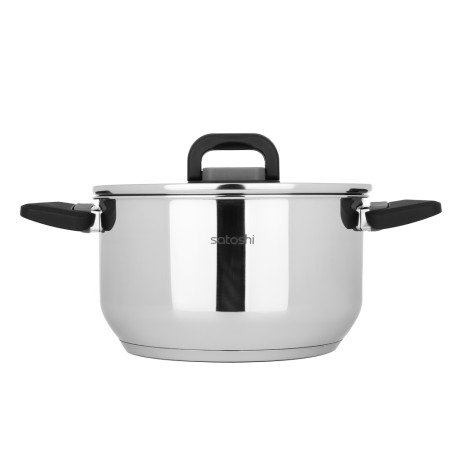 Кастрюля тм SATOSHI Манн 20х11,5см. 3,5л. со стекл. крышкой, индукция