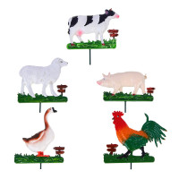 INBLOOM Фигурка на стержне Домашние животные 60см, металл, пластик