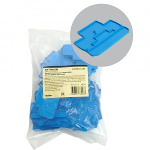 Stekker Торцевая заглушка для ЗНИ 2,5 мм (JXB ST 2,5) синий LD563-1-25 49207