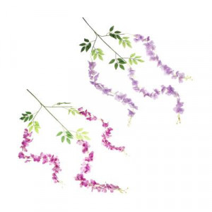 LADECOR Растение искусственное &quot;Лиана цветочная &quot; 2 цвета - фиолетовые