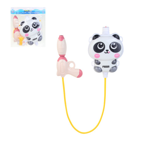 ИГРОЛЕНД Рюкзак с водным пистолетом, PP, PVC, 23х5х16см, 1,2л, 3 дизайна