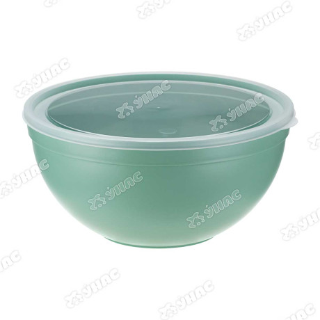 Миска круглая 4 л с крышкой фисташков. М1304 х10