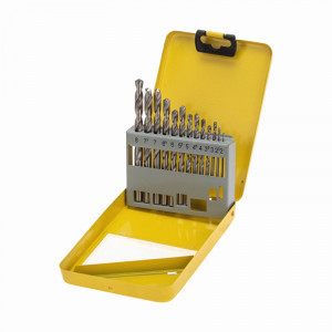 KRANZ Набор сверл по металлу 2-8мм (через 0,5мм) HSS металл. кейс, уп. 13 шт цена/уп KR-91-0639