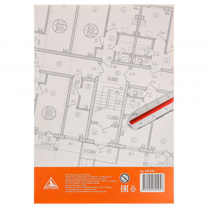 ClipStudio Бумага для черчения в папке, A4, 7 листов, 160 г/м2, обл. мелованный картон, без рамки
