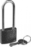 Замок STAYER &quot;STANDARD&quot; навесной, металлический корпус, удлиненная закаленная дужка, 38мм