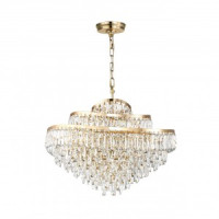 ODEON LIGHT 5073/14 HALL (В 2-Х КОРОБКАХ) ODL24 505 зол./прозр./хруст. Люстра E14 14x40W WAYTA