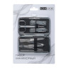 ЮНИLOOK Набор маникюрный 8 предметов, металл, 10,7х6см, 3 цвета