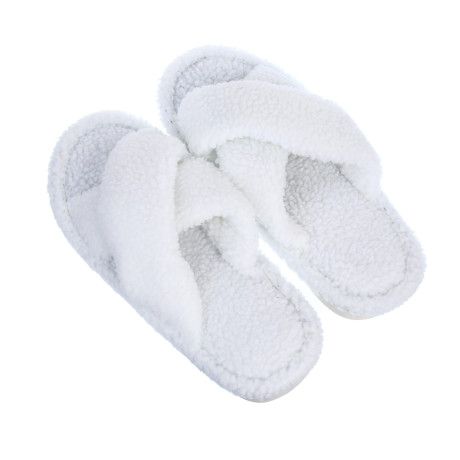 Обувь домашняя женская открытая, размер 40-41, цвет белый, #6