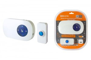 TDM Звонок беспроводной ЗББ-11/6-МP3 36 мелодий + mp3, 300м, 2хАА/R6, белый SQ1901-0034