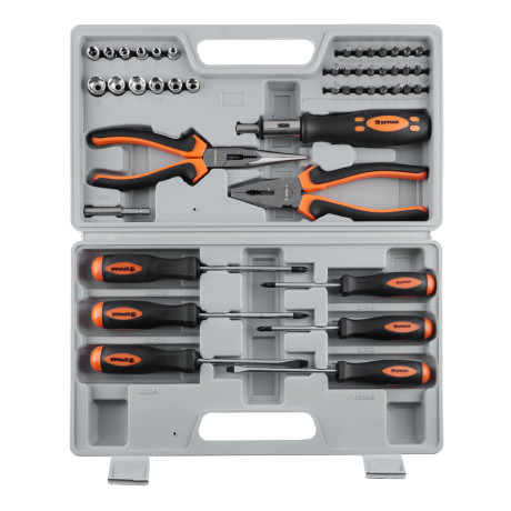 ЕРМАК Набор инструментов универсальный RR 45пр