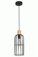 Navigator св-к подвесной 40W E27 черный металл шнур 1000мм 160x390 NLF-P-001-03 93301