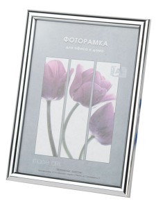 Фоторамка Image Art  Радуга 30х40 пластик со стеклом серебро 57692