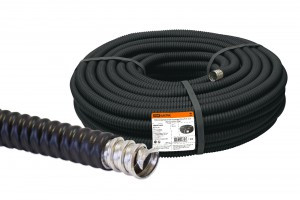 TDM металлорукав в ПВХ-изоляции РЗ-Ц-Пнг 22 черный (20м/уп., цена за 1м) (20!) SQ0407-0222