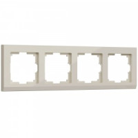 Werkel рамка СУ 4 мест. Stark (слоновая кость) W0041803 a050916