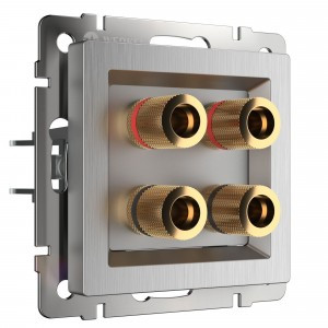 Werkel мех. роз. акустическая СУ 1 мест. (серебряный рифленый) W1185009 a051351