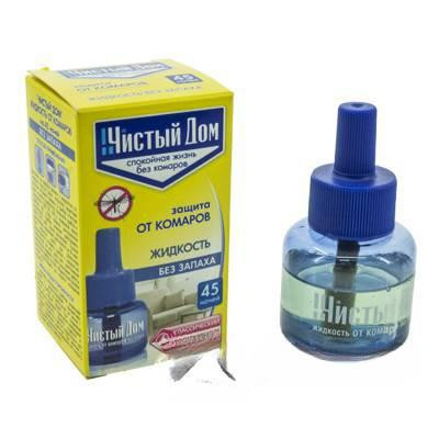 Антикомариная жидкость 45 ночей Чистый дом 02-606
