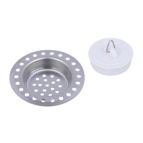 Набор для раковины решетка и пробка тм VETTA, 6см, нерж.сталь, CBV4141