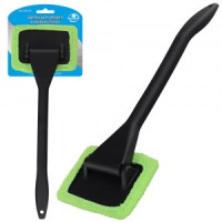 Щетка д/уборки и мойки стёкол, длина 39см (кратность 3шт!!!) пластик, микрофибра VL58-51 Мультидом