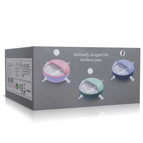 Миска для животных с сосками 5 шт круглая 11 см NA2644