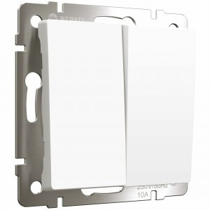 Werkel мех. выкл. СУ 2 кл. 10A (белый матовый) W1120061 a059271