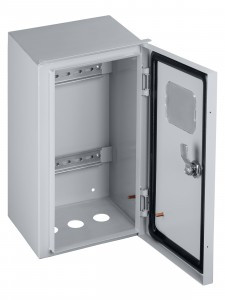 TDM щит (корпус) металл. ЩУ-МП (360х225х140) с окном IP54 Народный эконом SQ0905-3102