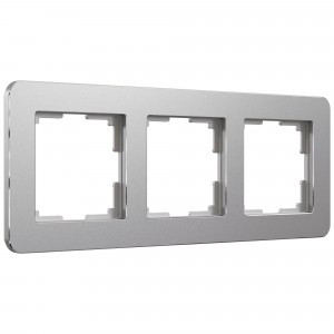 Werkel рамка СУ 3 мест Platinum (алюминий) W0032606 a059215