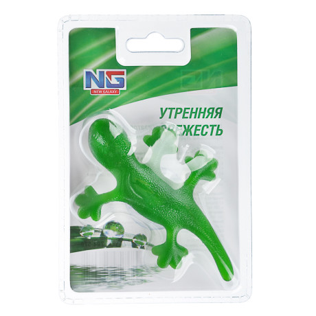 NEW GALAXY Ароматизатор гелевый на присоске "Ящерица", 25гр., бабл гам, цитрус, утренняя свежесть