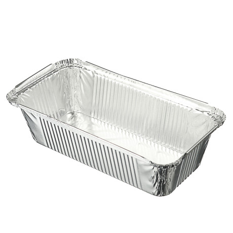 Форма для запекания, алюминиевая фольга, 22x12x5,3см, дно 18x7,8cм, 865мл, L-край, R14L