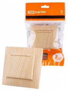 TDM Лама роз. СУ 1 мест. 16А (земля, шторки) IP44 с крышкой сосна SQ1815-0314