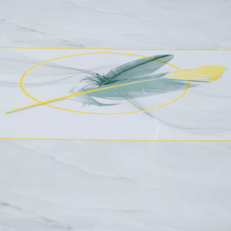 Клеенка Прозрачная 0,65мм*0,6*20м 088G С РИСУНКОМ