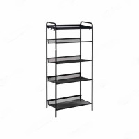 Подставка для обуви 5-и полочная Женева 15 черный ПДОЖ15Ч