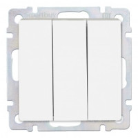 Smartbuy мех. выкл. СУ 3 кл. 10А белый &quot;Нептун&quot; (SBE-05w-10-SW3-0)