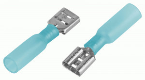ЭРА наконечник разъем плоск термоус. "мама" РпИм-Т 2-250 (1,5-2,5мм2) голубой (уп.10шт, цена за уп)