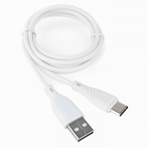 Дата-кабель USB(A)шт. - Type C шт. Cablexpert серия Classic 1, 3A, 1м, белый, кор, подвес, 17902