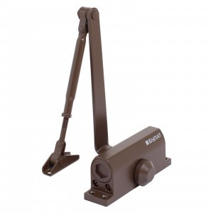 Доводчик дверной , морозостойкий БУЛАТ ULTIMATE ДД-60 A-C (25-80кг) коричневый(10)